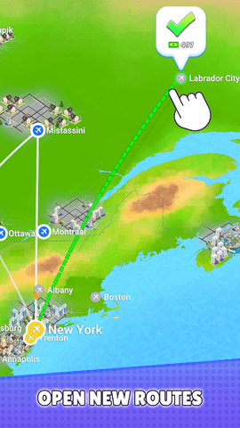 飞行连接旅游世界